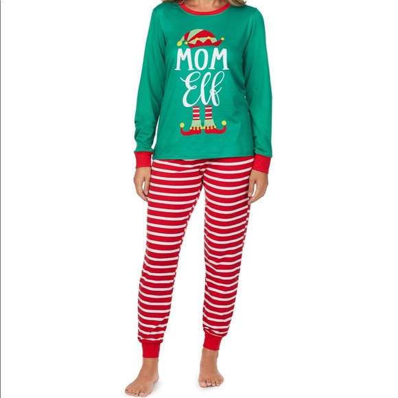 Elf Family Christmas Pajama Set (3 pairs total) - Picture 1 of 8